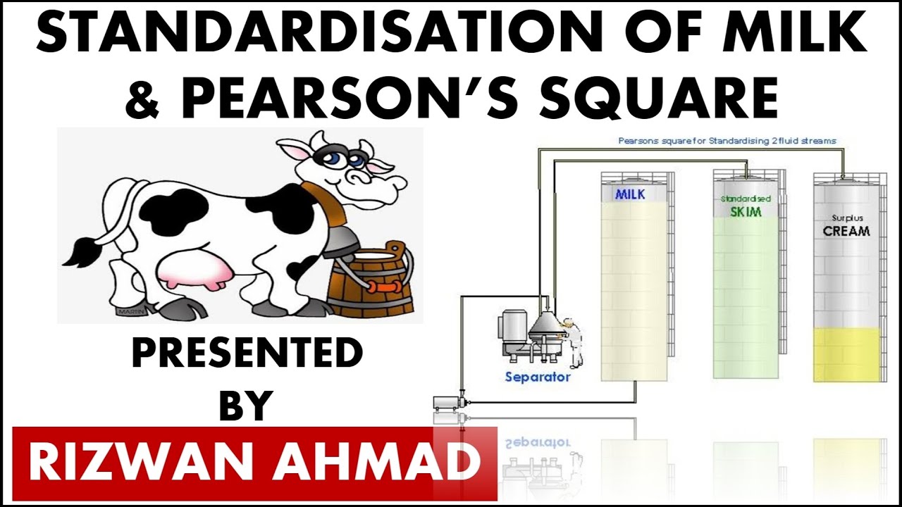 Standardisation of Milk and Pearson Square in Hindi || Dairy Technology || Dairy Engineering