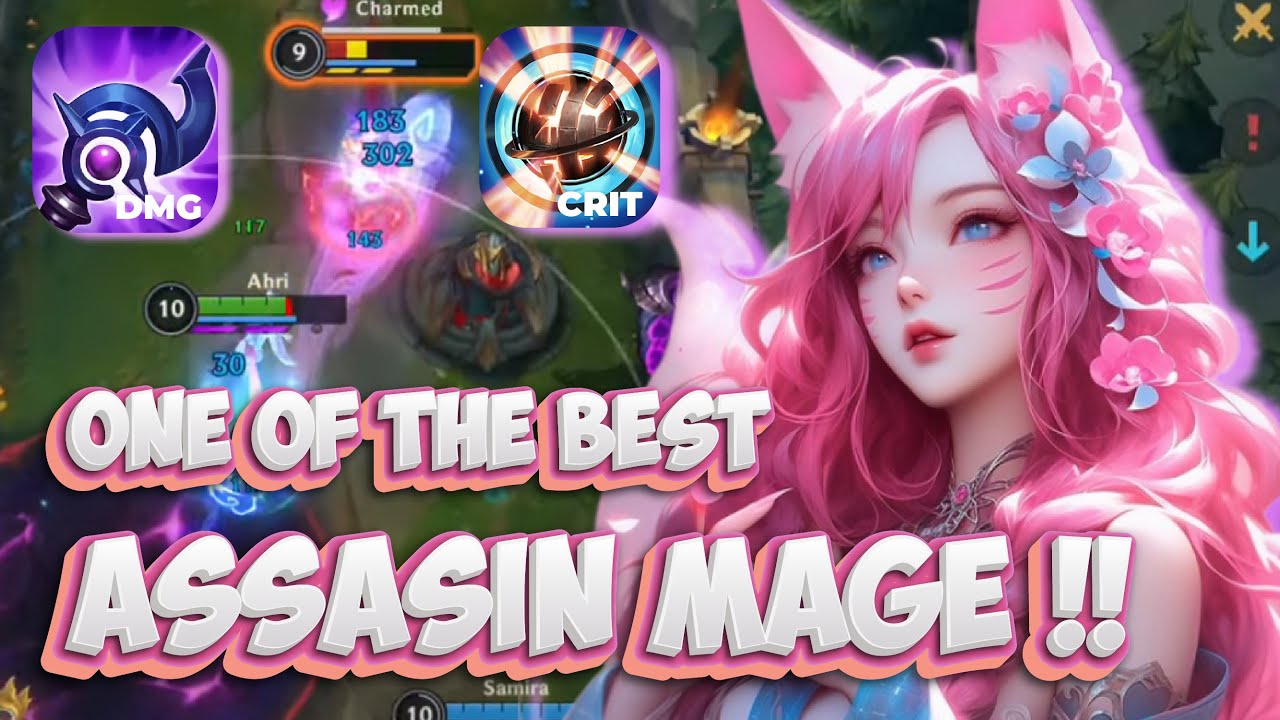 CRIT ASSASIN AHRI !! Spirit Blossom Ahri Gameplay // Wild rift (build + runes)