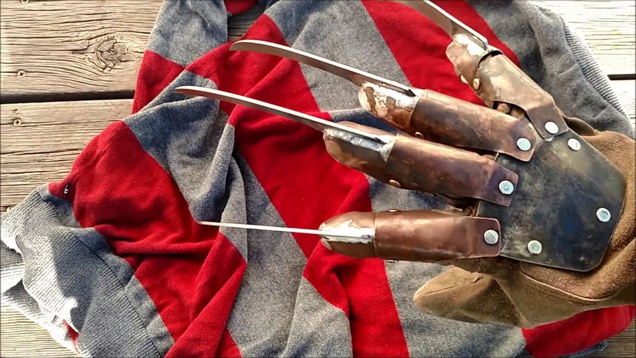 making a real freddy krueger glove