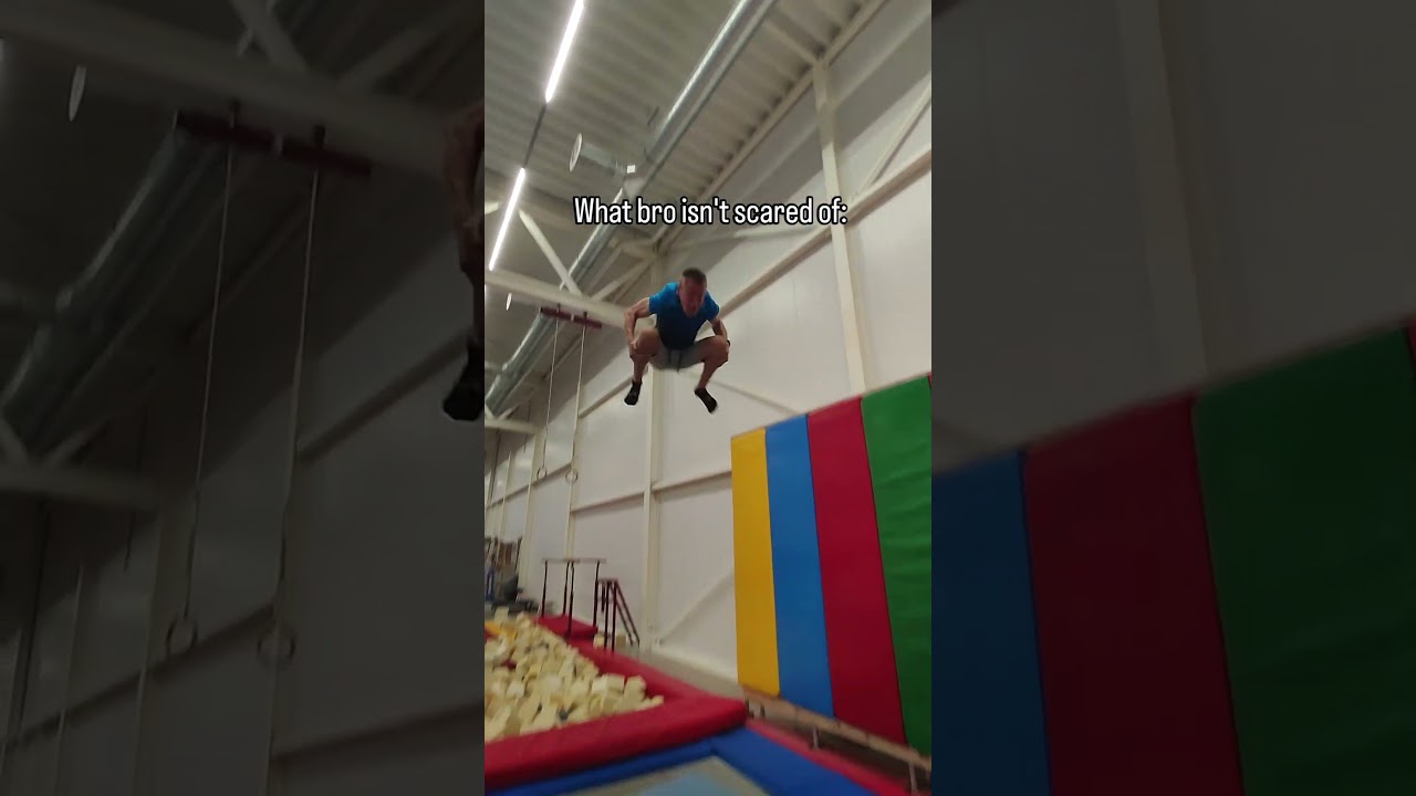 Flips aren't that scary😅 #flips #reel #viral #flippingfeed #gymnastics