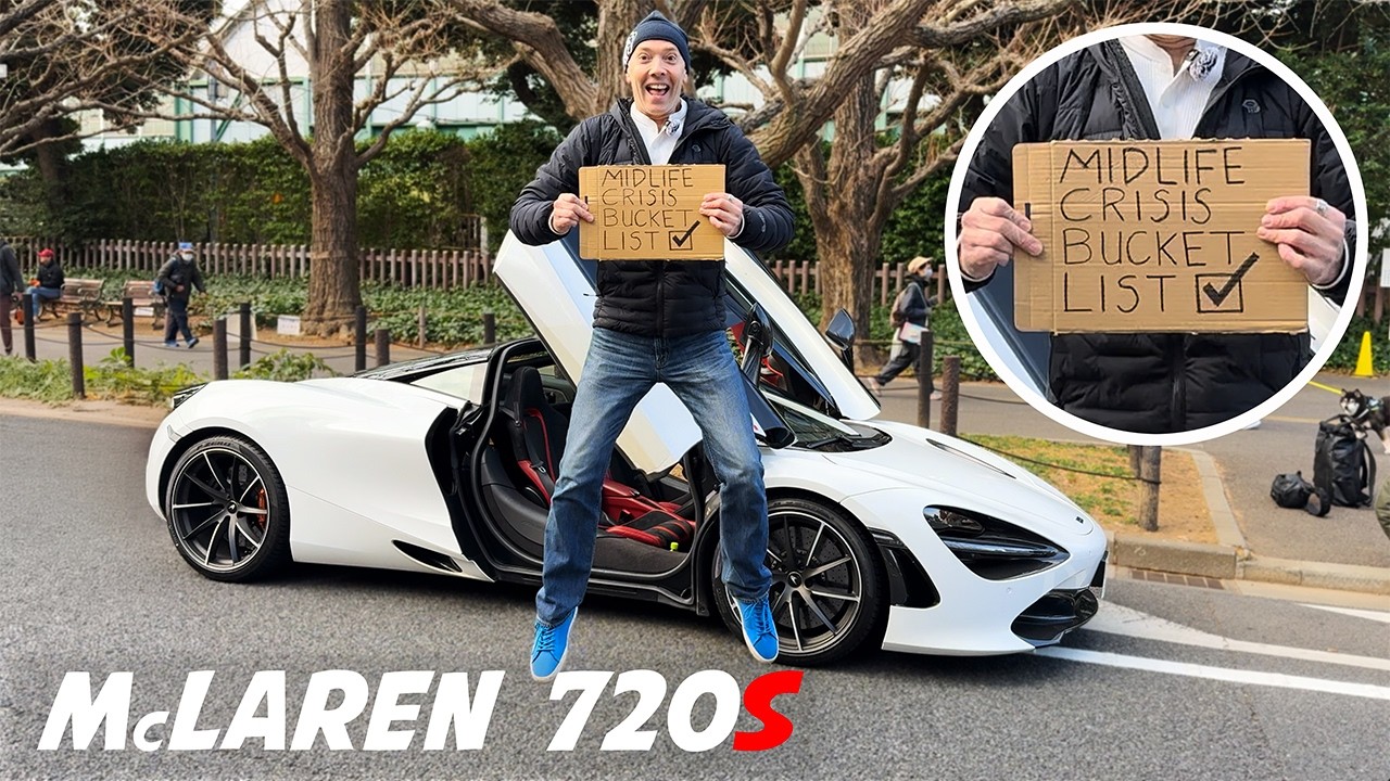 I RENTED A SUPERCAR IN TOKYO  |  DRIVING a McLAREN 720S