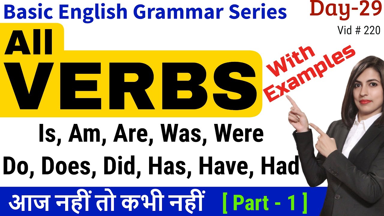 All helping verbs in English for English grammar, Be Do Have | Auxiliary verbs | EC Day29