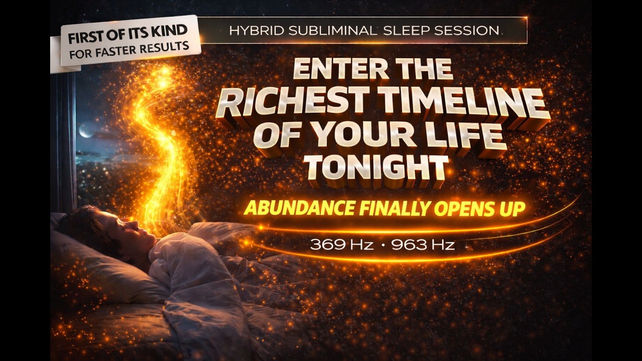 🌀 Enter the Richest Timeline of Your Life &mdash; It Begins Tonight While You Sleep | HYBRID Subliminal&reg;