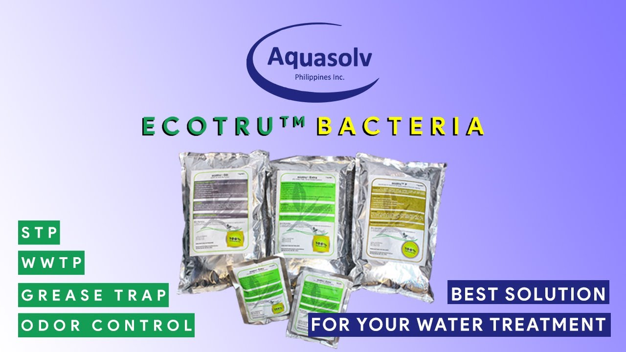 Bactery ECOTRU Biological Water Treatment as Odor, Fats, Oil, Grease & Ammonia Removal, Philippines