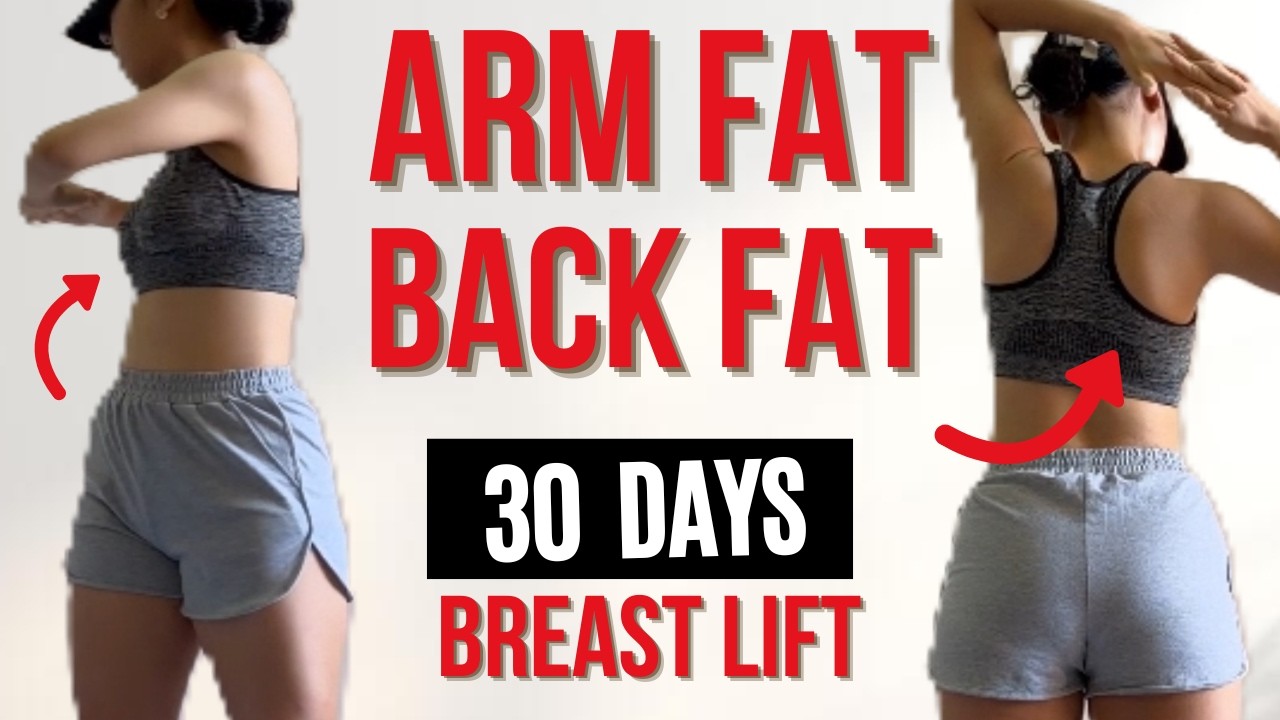Slim Arms, Toned Back, Breast Lift in 30 Days | Bra Bulge, Armpit Fat, Flabby Arms Fat