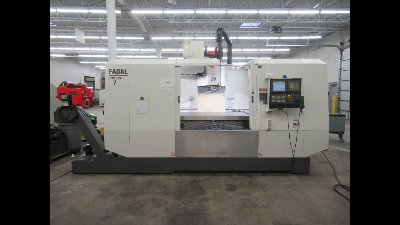 Fadal VMC 6535 VHT 3-Axis CNC VMC w/ Fanuc 18iMB Control, 10K RPM VHT Spindle, Chip Conveyor & More!