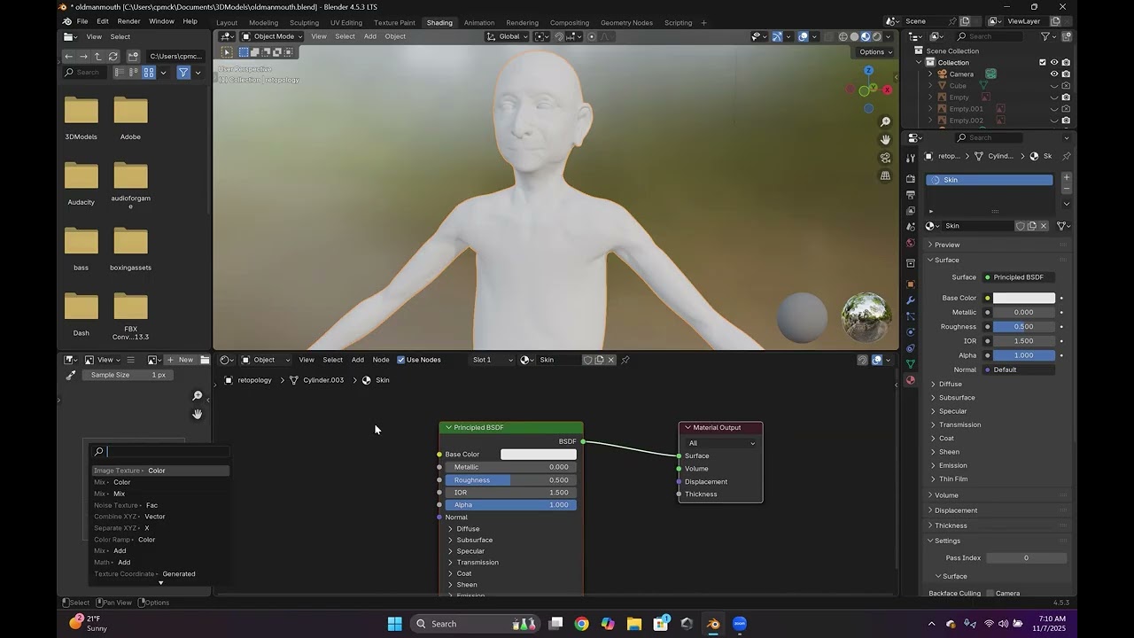 Blender - Seams and UV unwrapping a character