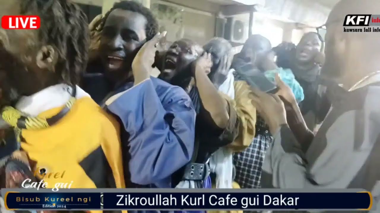 Direct Zikroullah  Kurl Cafe gui Dakar Sékou Sakho édition 2024