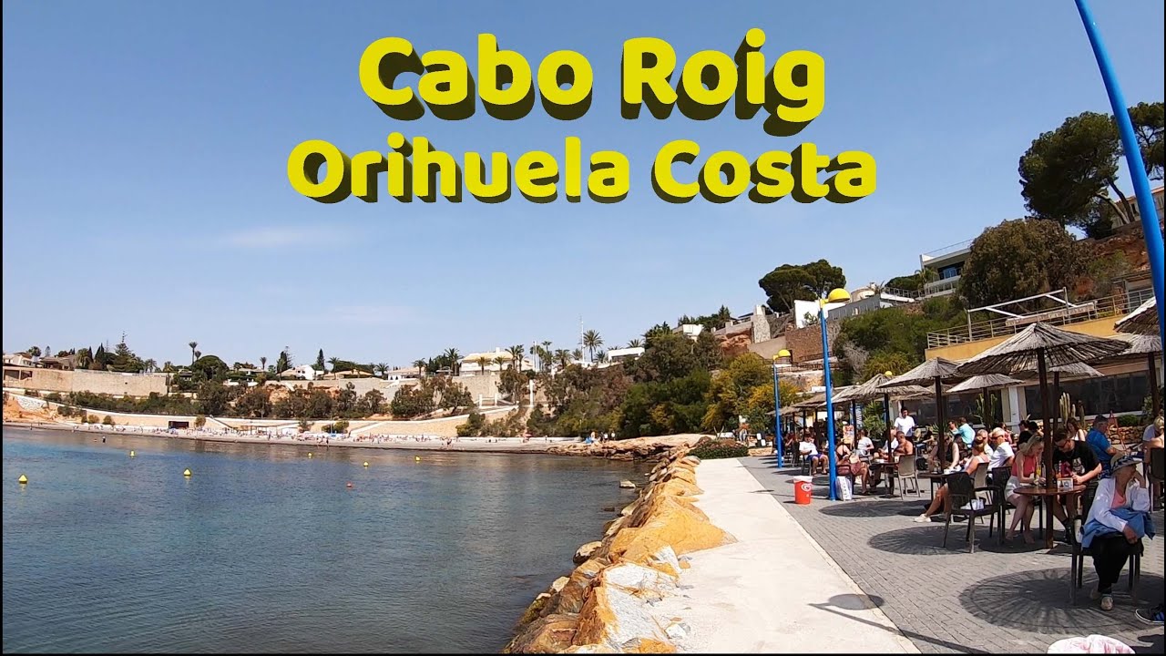 Cabo Roig, Orihuela Costa, Costa Blanca, Spain. Easter Monday Beach & Marina Midday Walking Tour 🇪🇸
