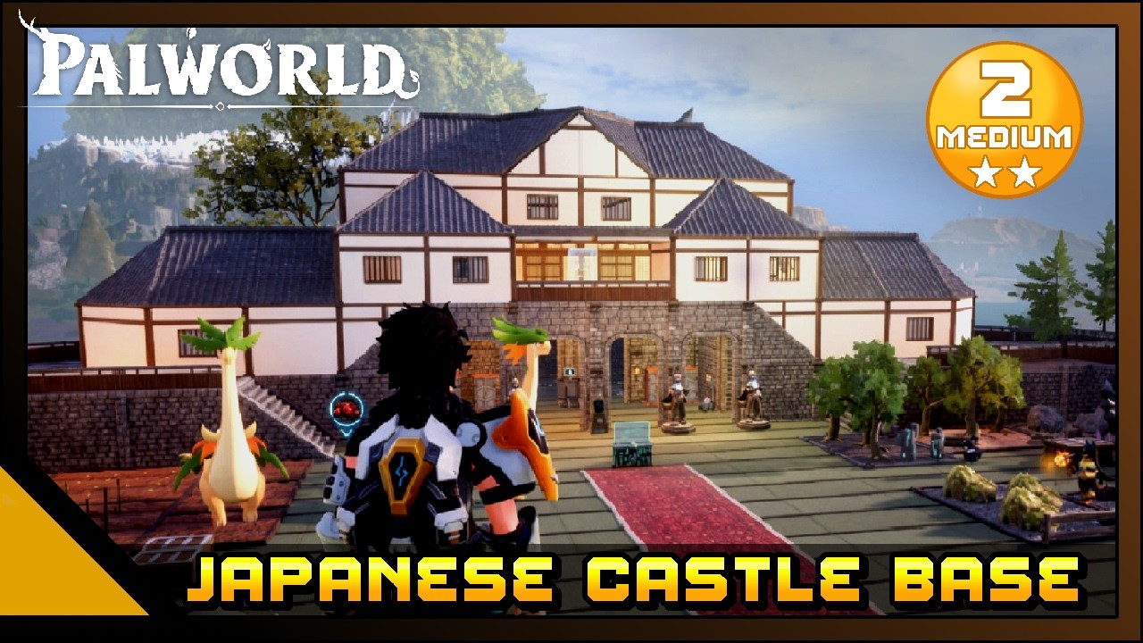 Palworld: Japanese Castle - Base Mid Game (Build Guide)
