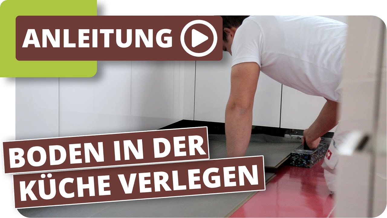 Boden verlegen ohne die Küche abzubauen