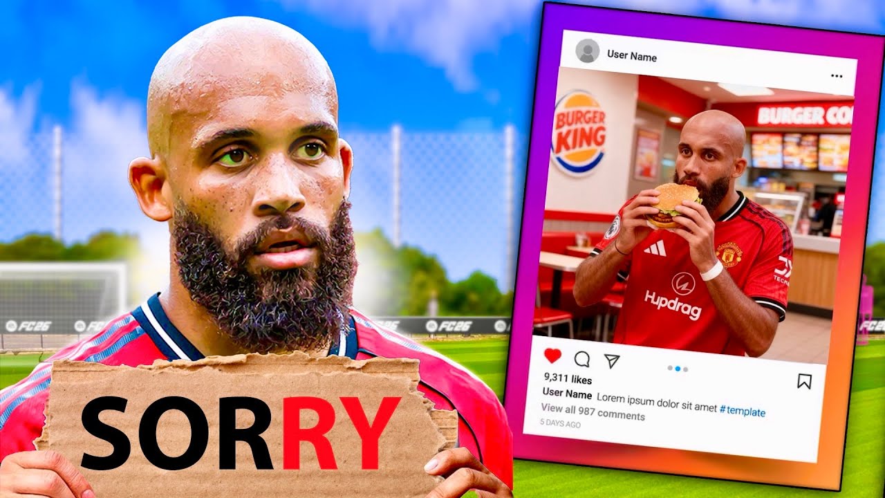 Mbuemo Gets Caught In Burger King....FC26