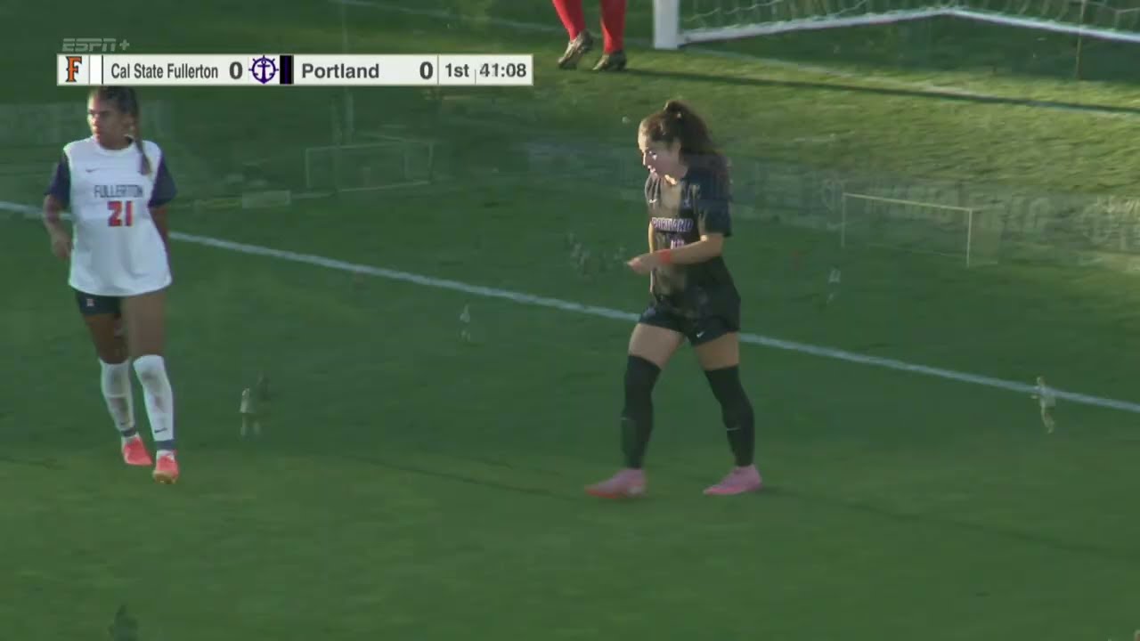 Portland Women's Soccer vs. Cal State Fullerton (0-1) - Highlights
