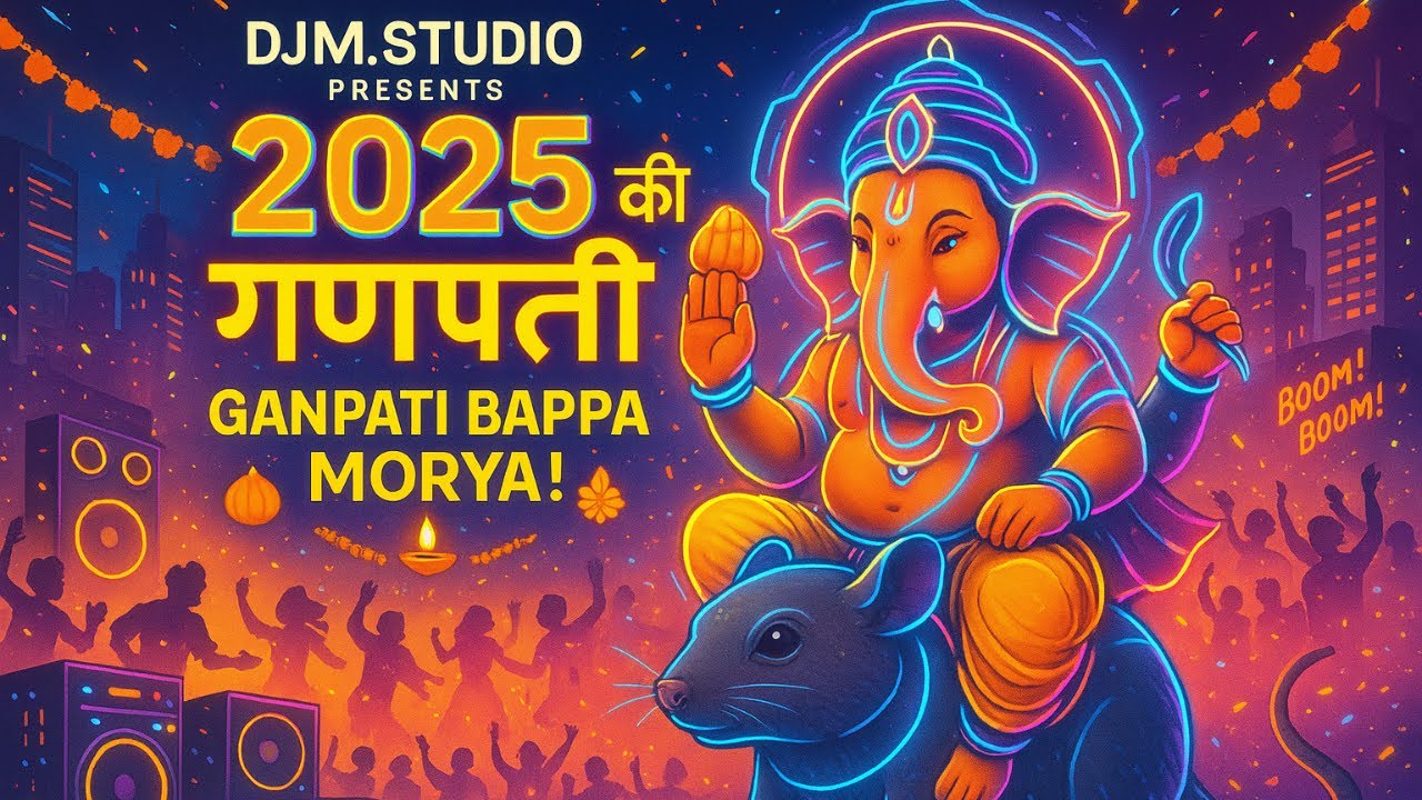 २०२५ की धमाकेदार Ganpati Anthem 🔥 | DJM Studio | Ganesh Chaturthi Special Song