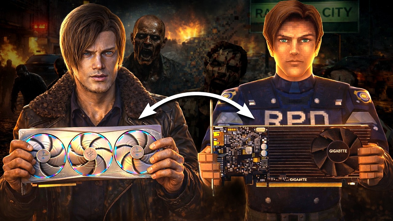 Cada 20 minutos, uma PLACA DE VÍDEO MAIS FRACA! RESIDENT EVIL REQUIEM