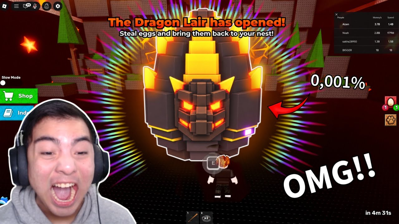 О БОЖЕ! Я УКРАЛ НОВОЕ САМОЕ РЕДКОЕ ЯЙЦО В ПЕРВОМ ОБНОВЛЕНИИ STEAL AN EGG..! ☠️ (Roblox)