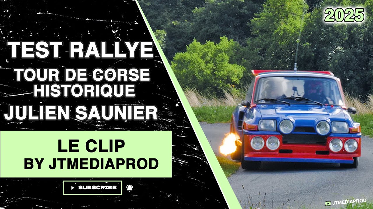 Test Julien Saunier - Rallye Tour de Corse Historique 2025 - Renault 5 Maxi Turbo