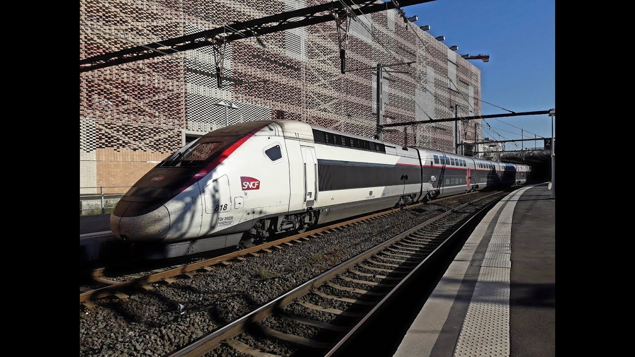 A bord du TGV Strasbourg-Montpellier - On board the TGV from Strasbourg to Montpellier