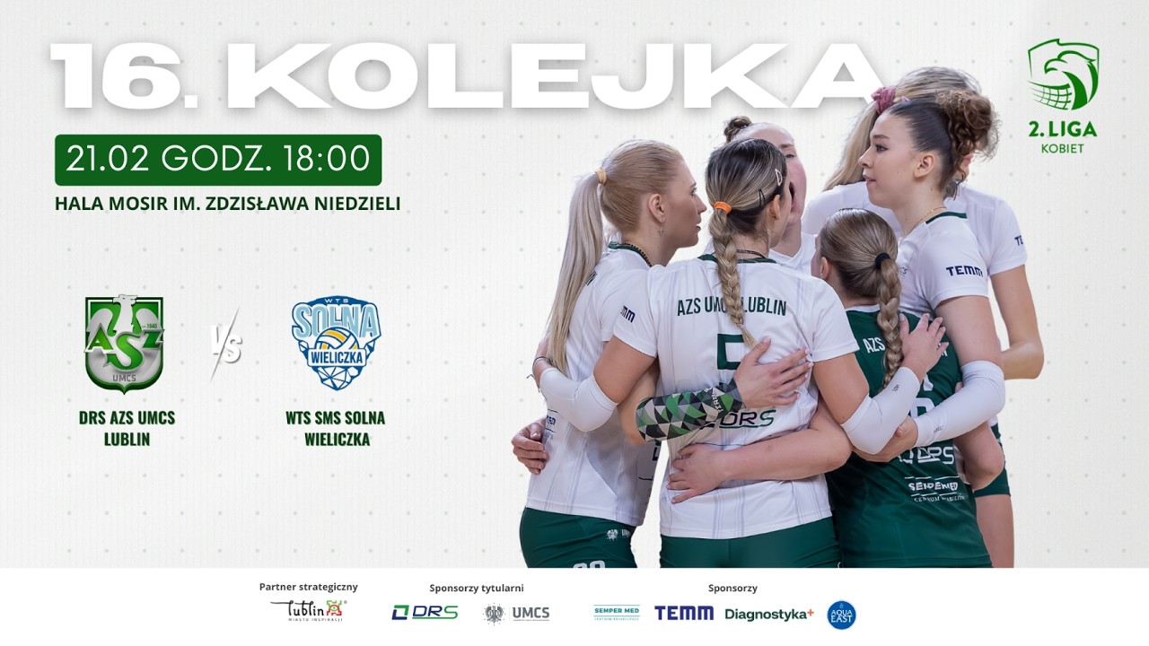 II Liga Siatkówki Kobiet | DRS AZS UMCS Lublin vs WTS SMS Solna Wieliczka