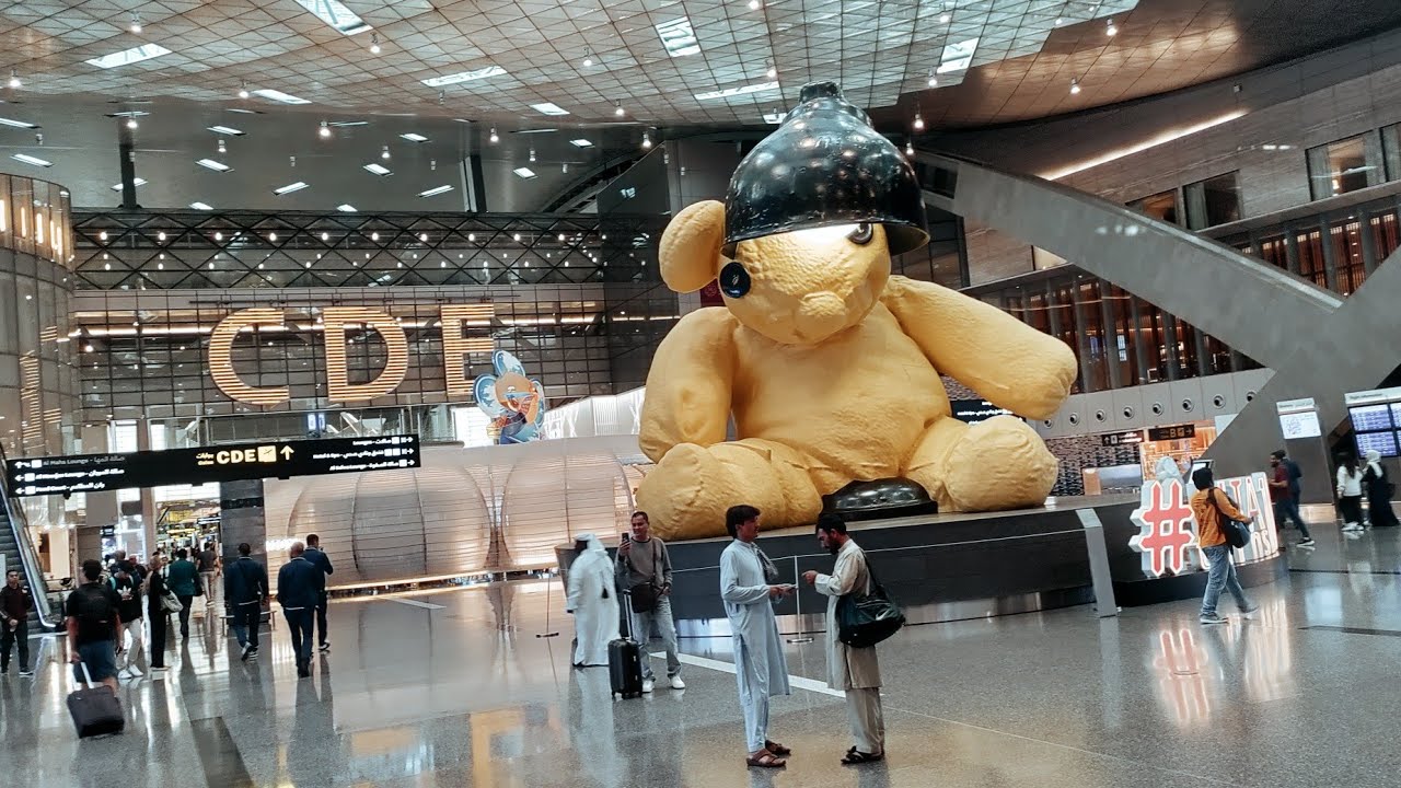 Hamad International Airport Doha | Walking Tour | Transit At Qatar Airport | 4k Video | 2024