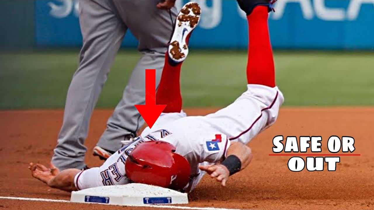 MLB&bull;| Safe or out?