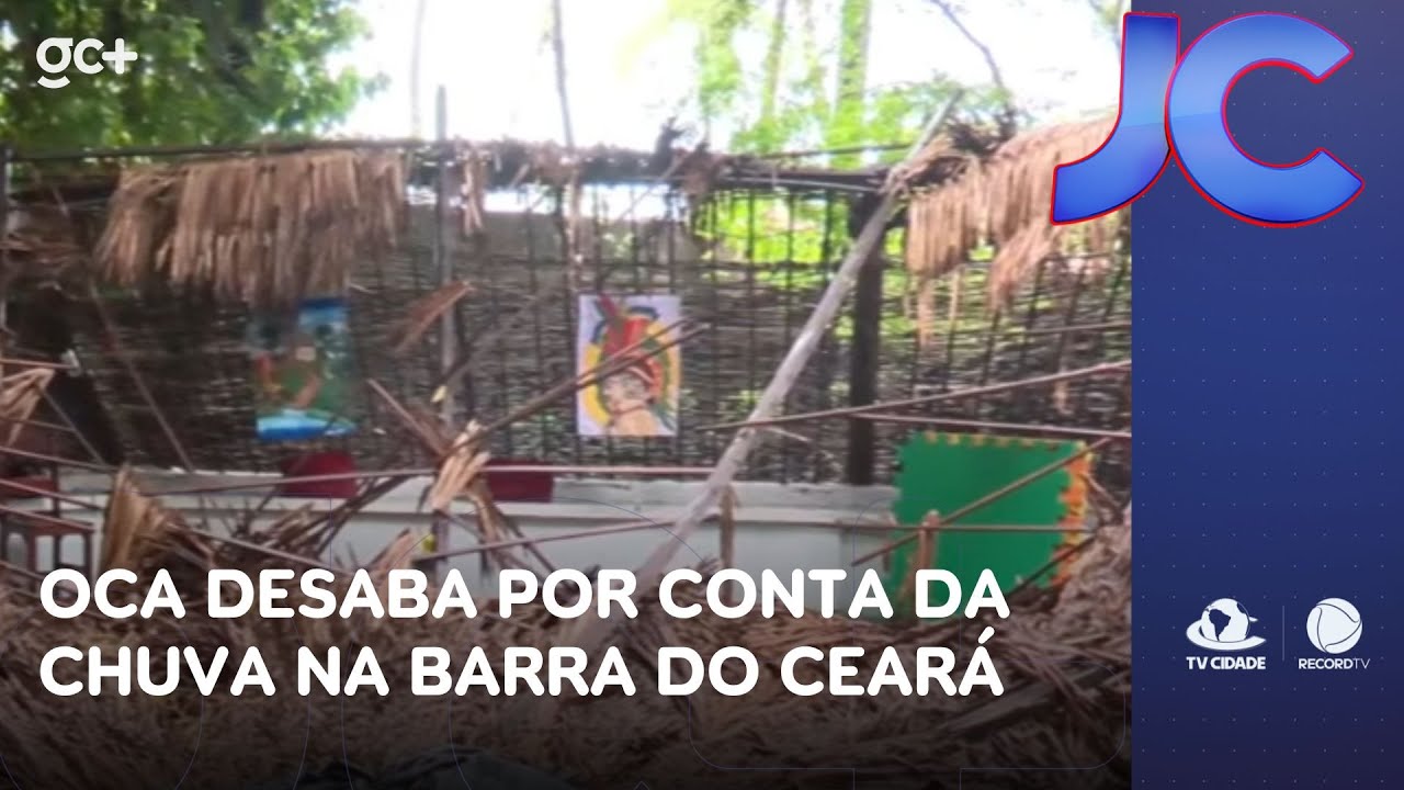 Oca  do Projeto Quatro Varas, na Barra do Ceará, desaba por conta da chuva | Jornal da Cidade