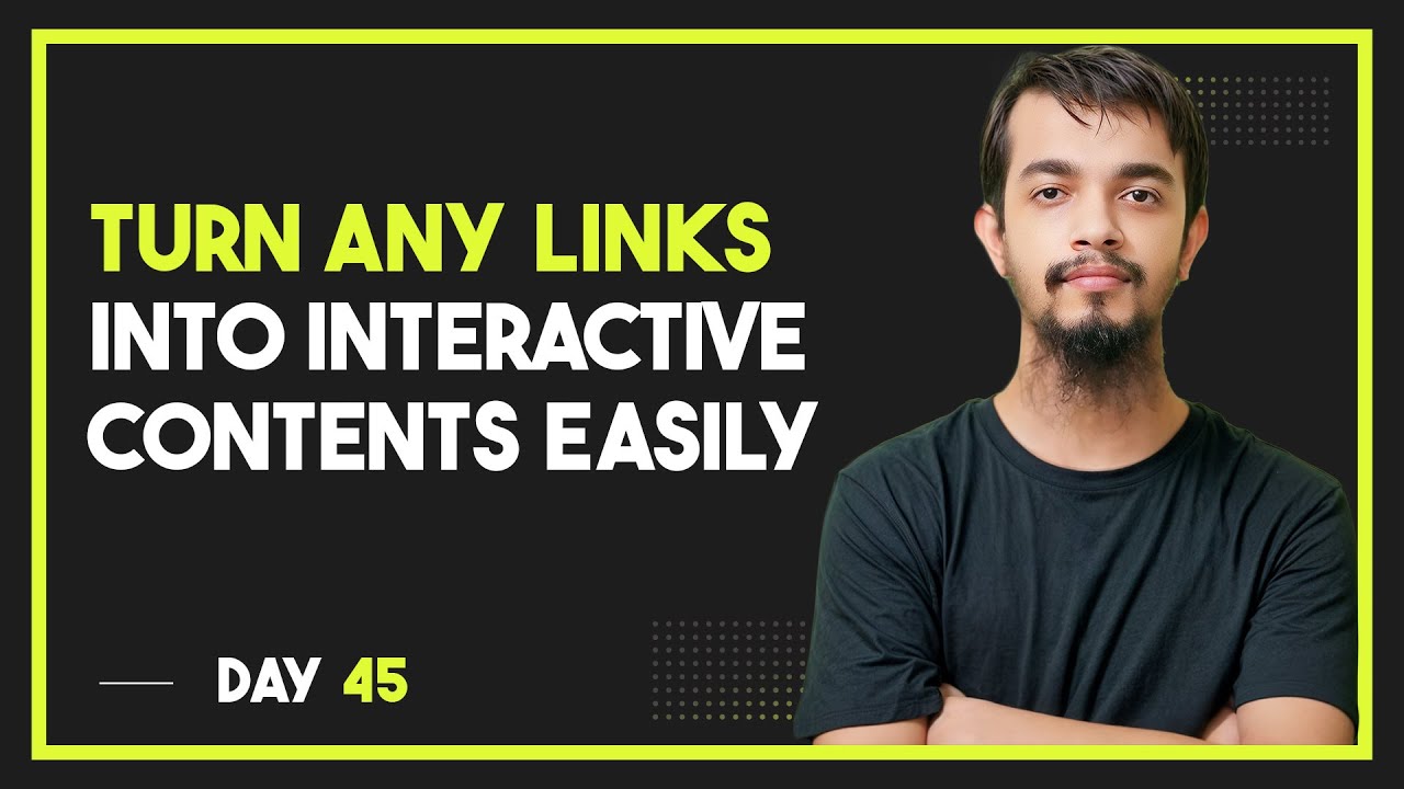How to Turn Any Links into Interactive Contents or Video For Shopify Store