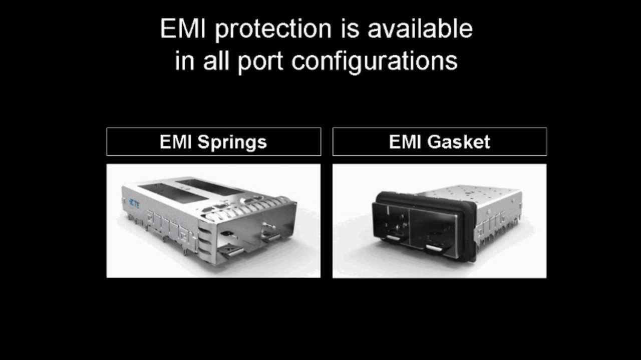 TE Connectivity: High Speed IO CONNECTORS  - SFP+ Connectors