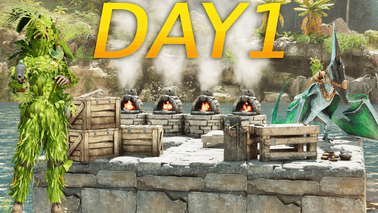 The Reality Of A Day 1 Fresh Wipe - ARK Survival Ascended