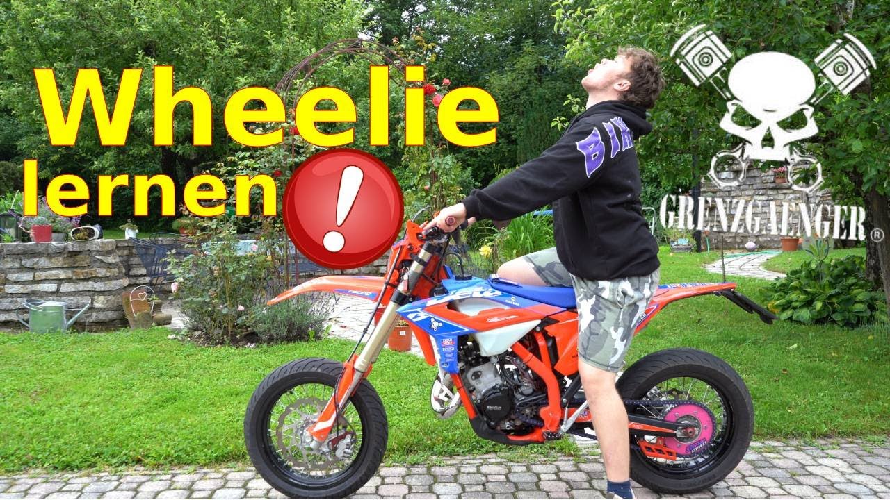 Wir lernen den Wheelie 😈 (Beta rr125 2 T)