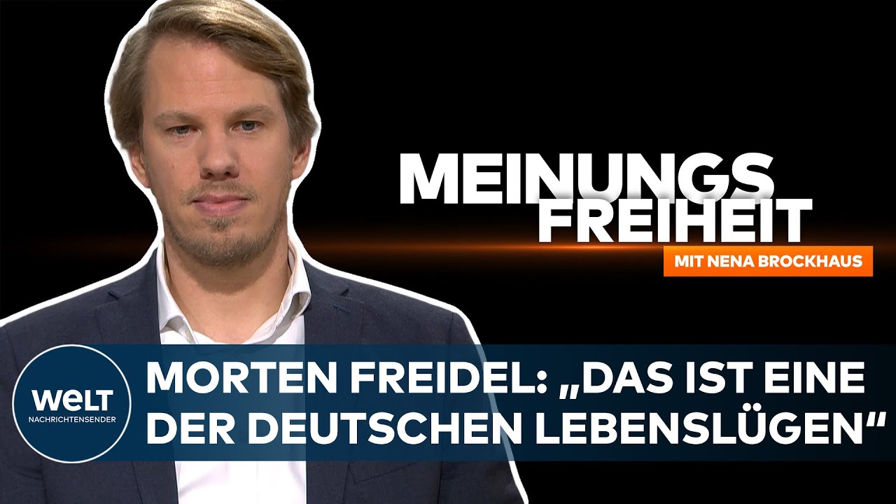 WELT-Talk MEINUNGSFREIHEIT &ndash; Morten Freidel: &bdquo;Das ist eine der deutschen Lebensl&uuml;gen&ldquo;