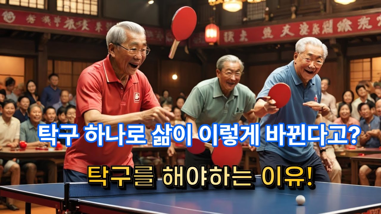 탁구를 해야하는 이유
