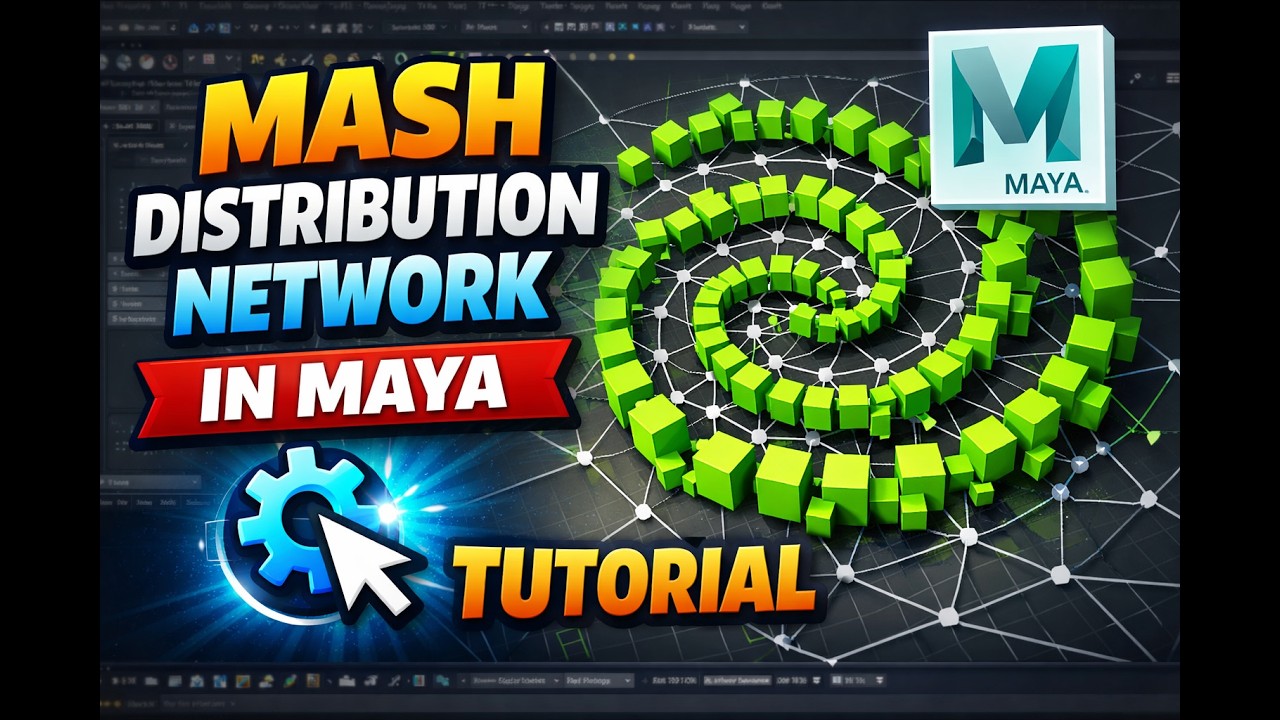 MASH in Maya EXPLAINED in 10 Minutes (Beginner Friendly!)