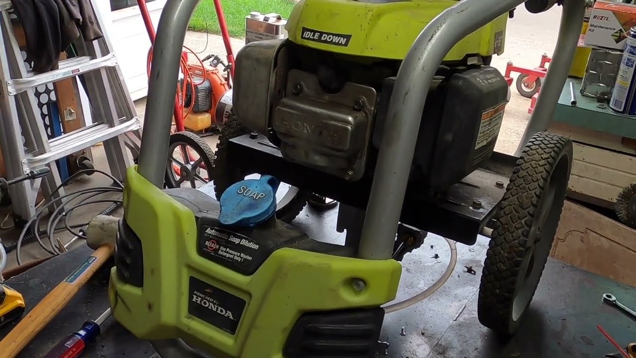Ryobi Pressure Washer Leaking Oil