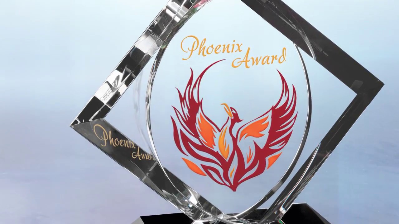 Crystal D Awards & Gifts - Deep Etch and Colorfill