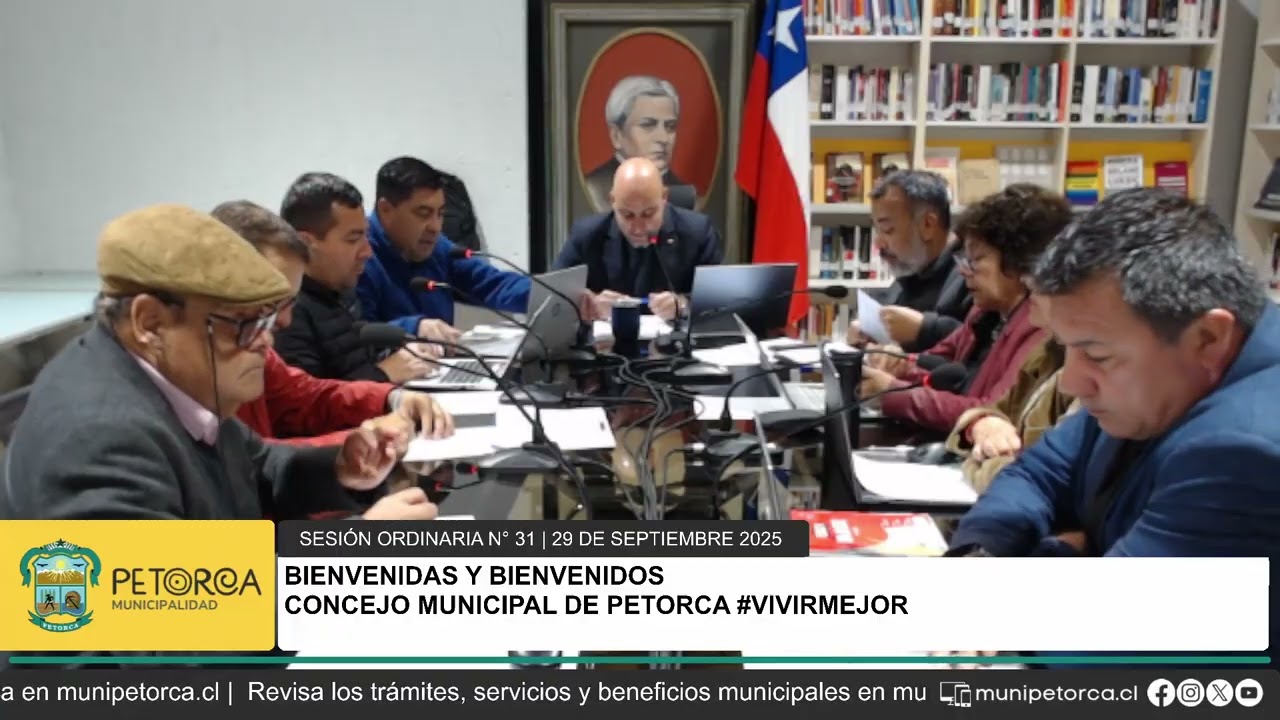Concejo Municipal Petorca   Sesión Ordinaria N°31    29 de Septiembre de 2025