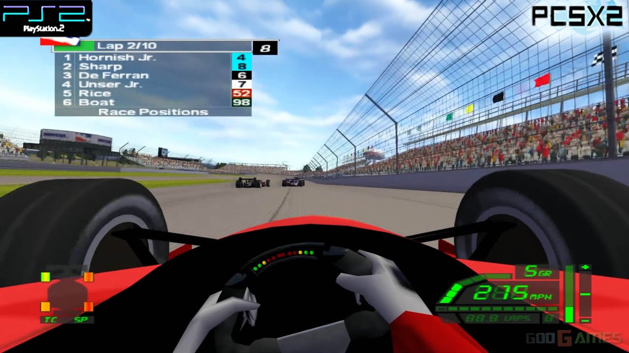 IndyCar Series - PS2 Gameplay 1080p (PCSX2)