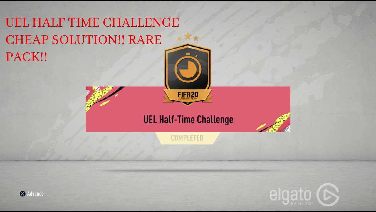 FIFA 20 SBC - UEL HALF-TIME CHALLENGE - CHEAP SOLUTION