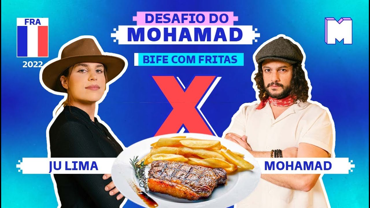CHEF JU LIMA VS MOHAMAD | EPISÓDIO 02: BIFE COM FRITAS | DESAFIO DO MOHAMAD