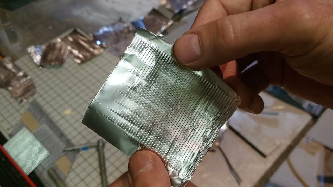 How to make all the HO scale corrugated iron you could ever want!