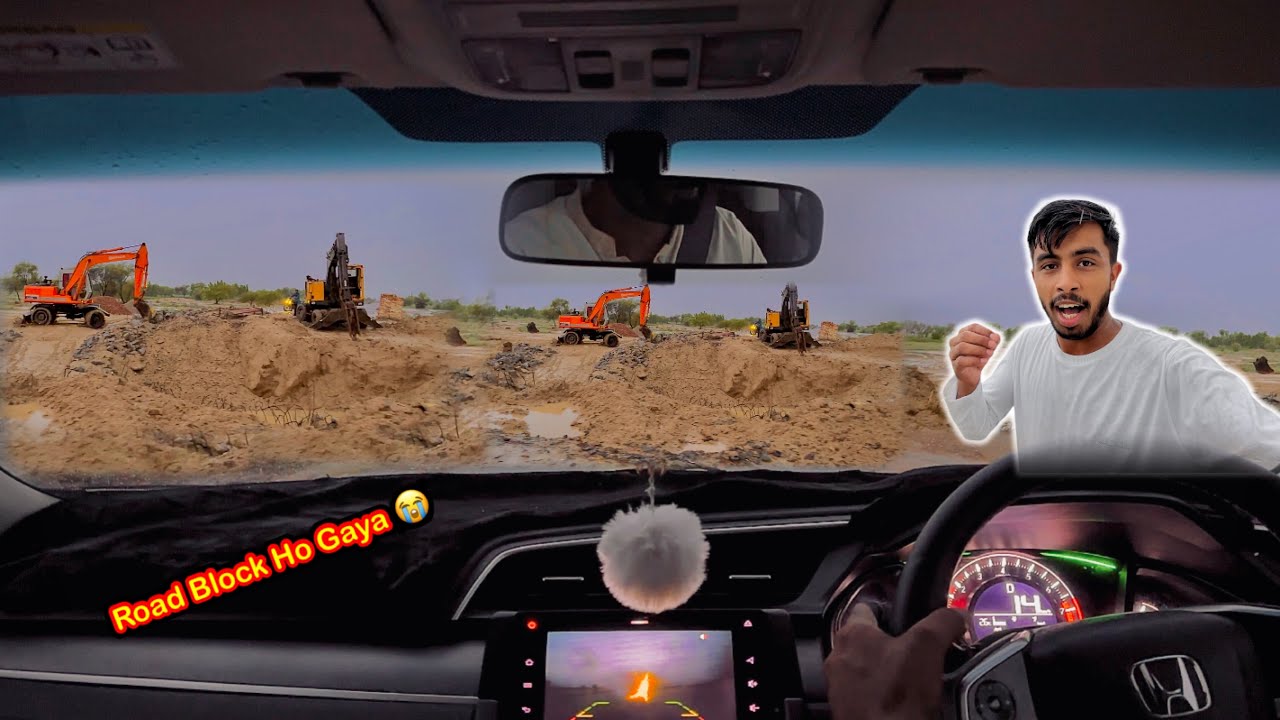 Tour Par Road Block Ho Gaya 😭 Teez Barish Main 😭😭