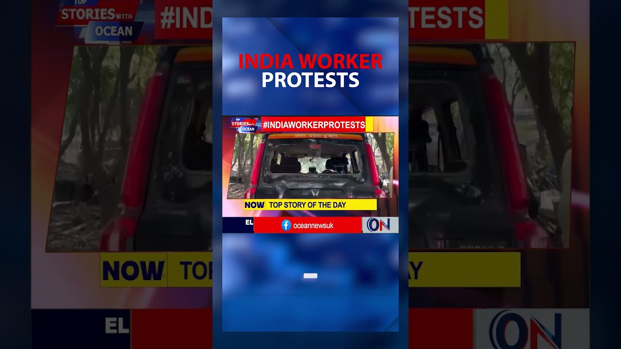 Noida Factory Workers Clash With Police Amid Wage Protests