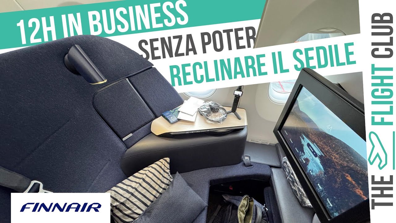 12h senza poltrona!!! ecco come si vola in business class con Finnair sull'A350 verso Los Angeles