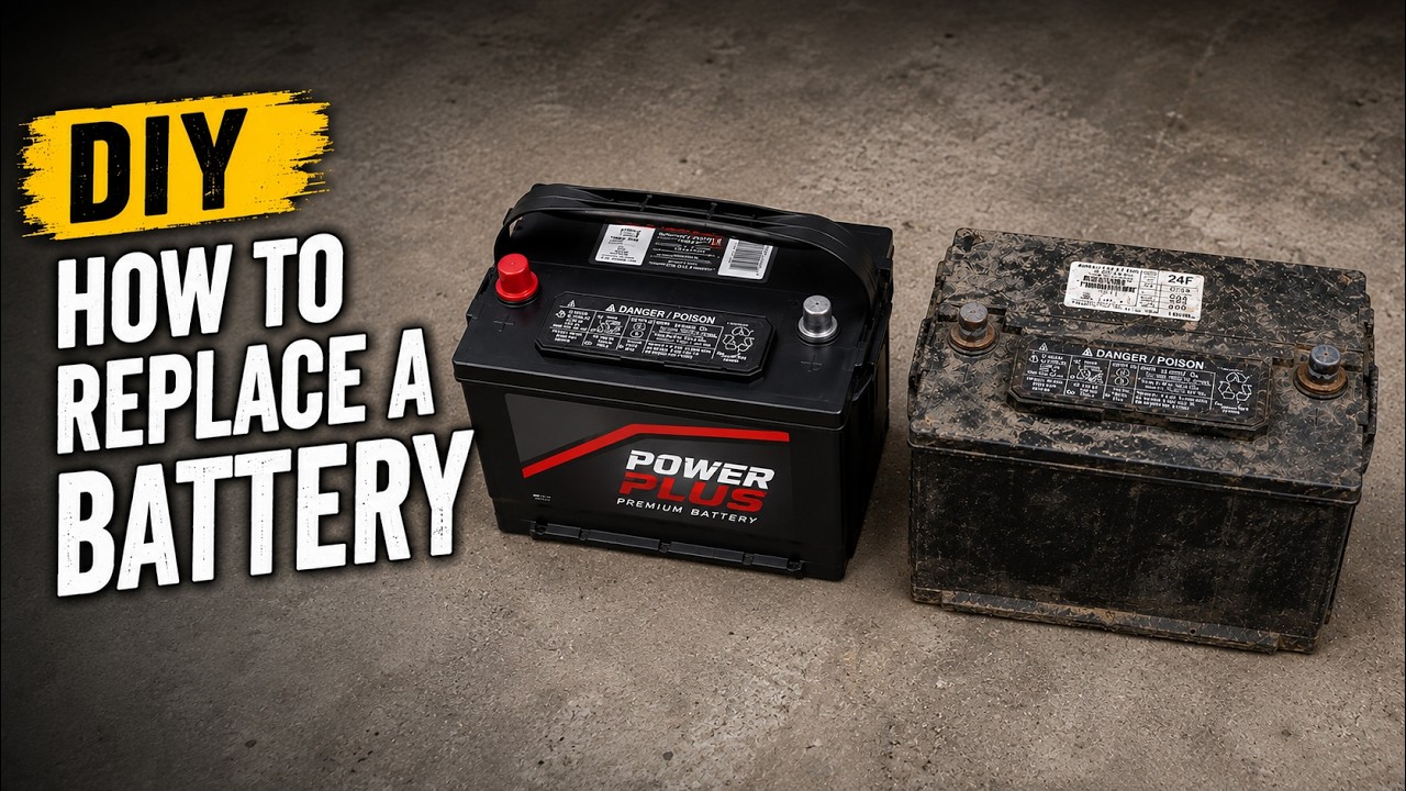 DIY How to Replace Battery 2021 Toyota Rav4