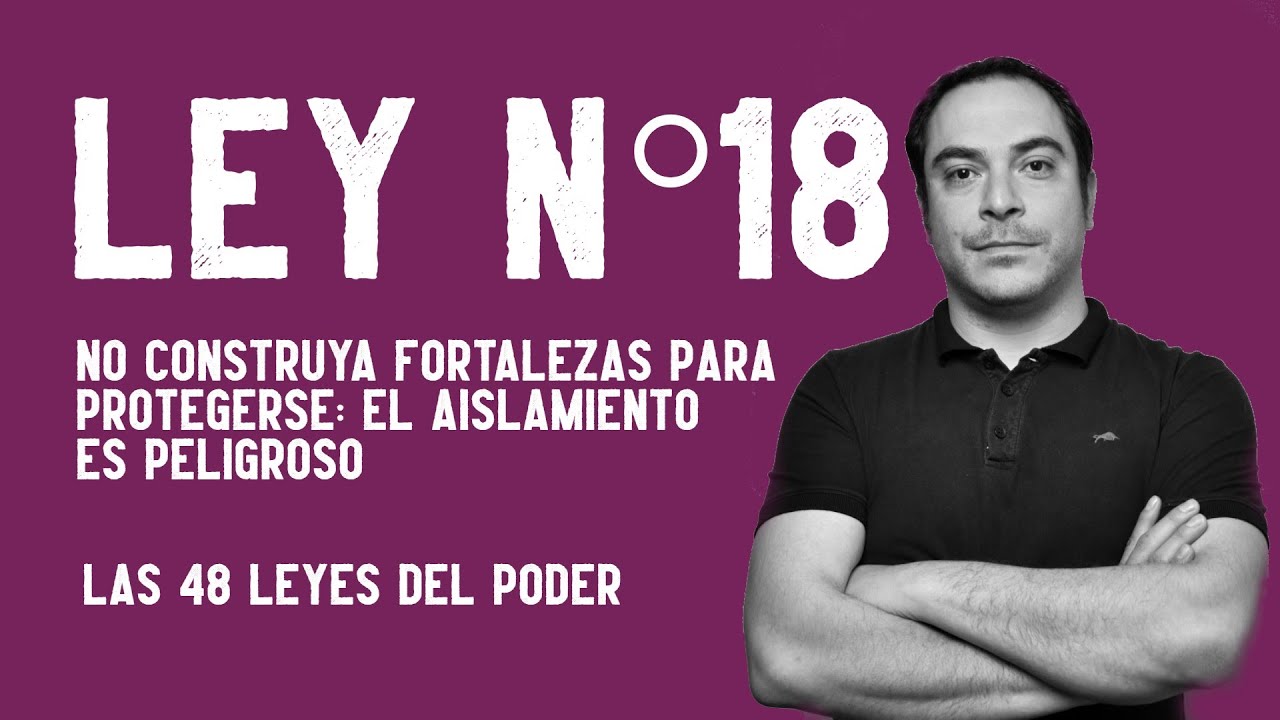 PSICÓLOGO EXPLICA el libro 📕 Las 48 Leyes del Poder 📕 II Ley #18 II Psicología del poder