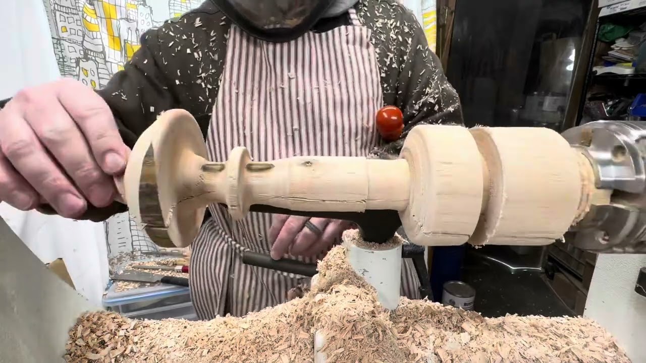 Turning a piece of F.O.G. wood into a shroomy