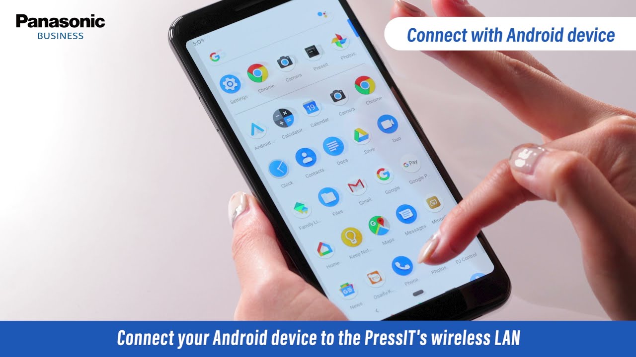 How to connect to Panasonic PressIT