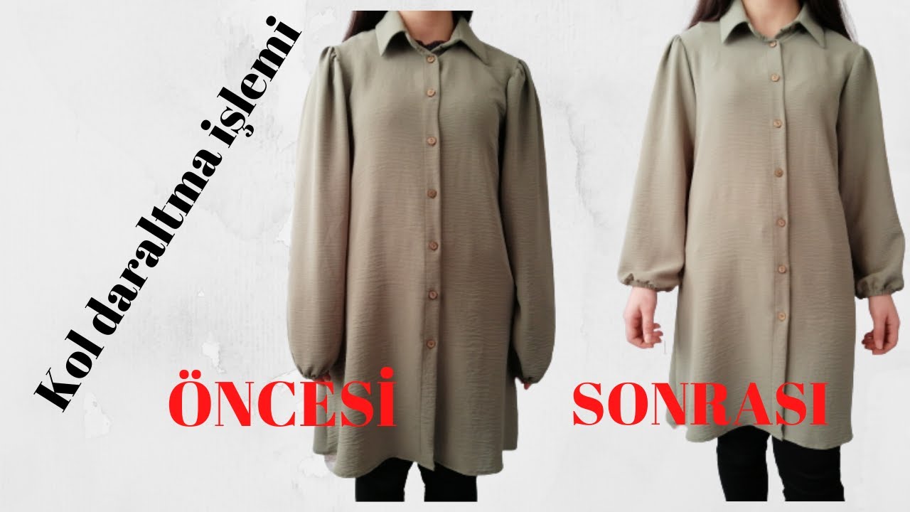 #tunik kolu #nasıl #daraltılır