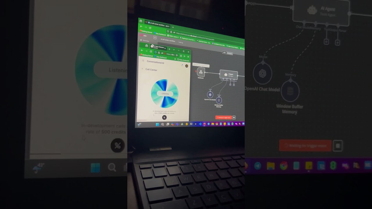 🎙️AI Call Center Demo! 🤖📞 This AI answers calls & automates tasks&mdash;no human needed! ⬇️ #AI #Shorts