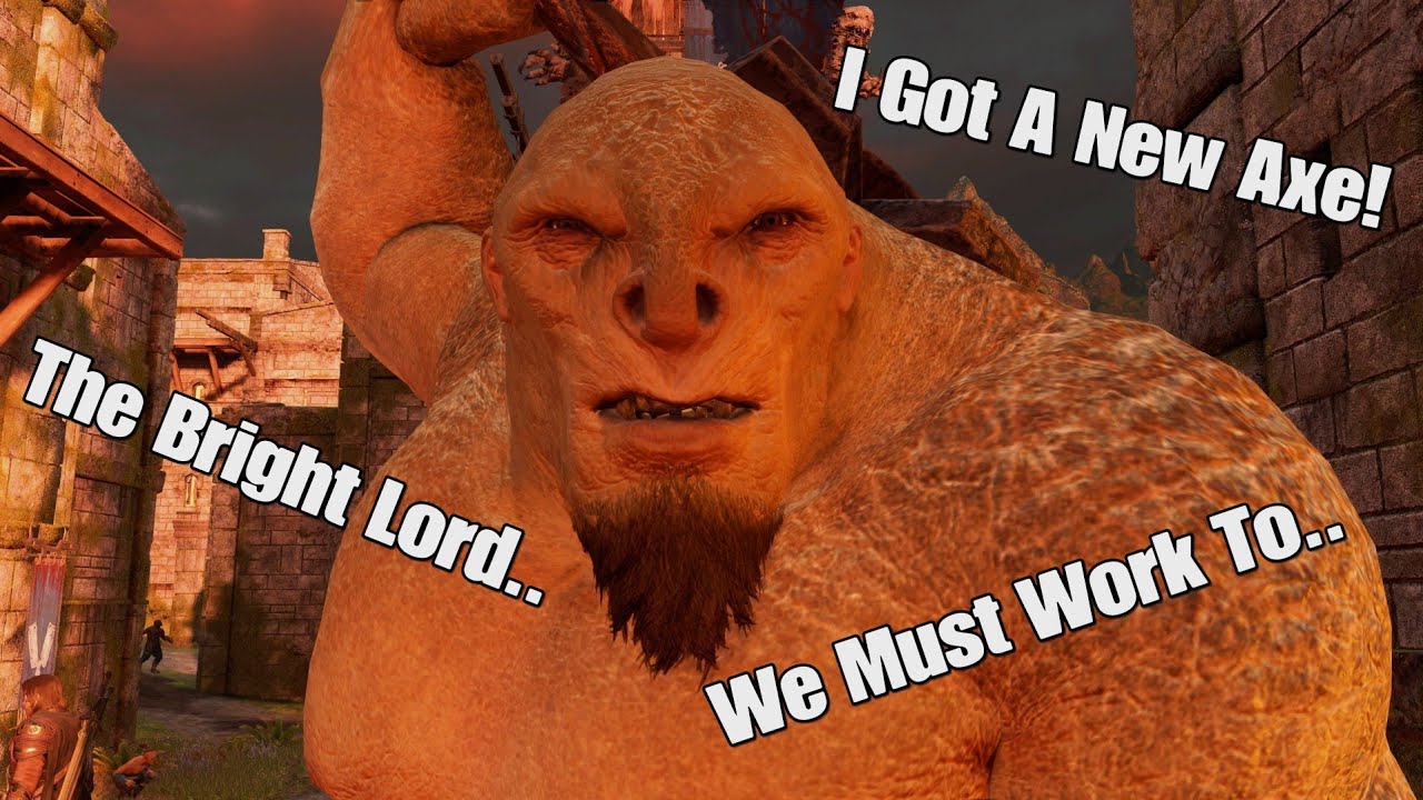 Conversations Between Ologs And Uruks Are Wholesome Af - Shadow Of War
